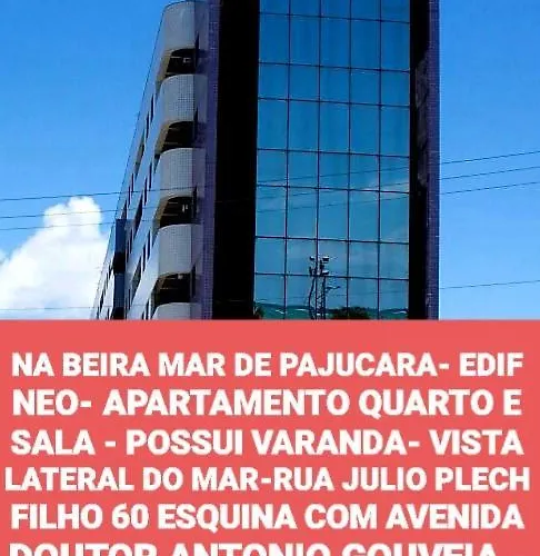 Na Beira Mar De Pajucara- Edif Neo- Apartamento Quarto E Sala - Possui Varanda- Vista Lateral Do Mar-Rua Julio Plech Filho 60 Esquina Com Avenida Doutor Antonio Gouveia - Consumo Eletrico E Pago No Ckeck-Out - 1 Kwh E 1,35 Reias - Tem Tela De Proteca